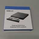 External DVD Drive USB 3.0 USB C CD Burner CD/DVD +/-RW Optical Drive, Slim Portable DVD CD ROM Rewriter Writer Duplicator for Laptop Desktop PC Windows 11/10/8/7 MacBook Mac Linux OS Apple