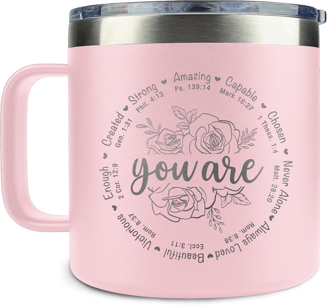 Christian Gifts for Women - Religious Gifts for Women - Birthday Gifts for Mom, Grandma, Sister, Friend, Coworker, Women - Christmas Gifts - Inspirational Spiritual Catholic Gifts Women - 14 Oz Mug