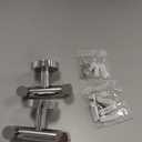 NearMoon Bathroom Double Towel Hook- SUS304 Stainless Steel Robe Towel Holder, Heavy Duty Double Coat Hook for Bathroom Livingroom Kitchen Wall Mounted (Chrome Finish-U, 2 Pack)