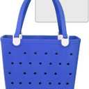 Beach Tote Bag, Original Large Rubber Beach Bag for Women, Pool Bag