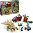 LEGO Jurassic World Dinosaur Missions: Stegosaurus Discovery Building Set - Dinosaur Toys Pretend Play Set with 2 Minifigures for Boys & Girls, Ages 6+ - Gift Ideas for Kids - 76965