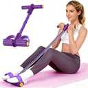 Pedal Resistance Bands with Handles,Upgrade 6-Tubes Manual Tension Training Pedal, Natural Rubber Foot Pedal Resistance Bands, Multifunction Fitness Bands for Abdomen, Waist, Arm, Leg