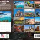 Argentina Calendar 2026 Monthly Wall Calender 12 Month | American Made In The USA