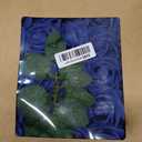 Higfra Artificial Flowers 25pcs Real Looking Royal Blue Foam Fake Roses with Stems for DIY Wedding Bouquets White Bridal Shower Centerpieces Arrangements Mothers Day Party Tables Decorations