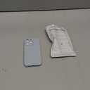 SUPFINE Designed for iPhone 13 Pro Case,Premium Liquid Silicone with [Soft Anti-Scratch Microfiber Lining][Upgraded Camera Protection] Slim Shockproof Phone Case for Men Women Girls,Haze Blue