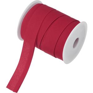 M METERXITY Double Fold Bias Tape 1 Inch 25 Yards Cotton Bias Binding Tape Bulk Double Fold Bias Tape for Sewing/Seaming Hemming/Binding//Quilting/DIY Craft [Purple Red]