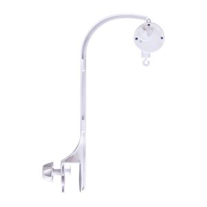 Baby Crib Mobile Arm with Music Box Spin Motor（24 inch ）, AICMEI Nursery Decor Hanger -DIY Toy Decoration Move Bracket，Double nut Adjustment and Fixing