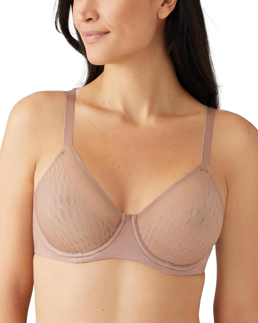 Wacoal Women's Elevated Allure Unlined Full Coverage Underwire Lifting Bra, 855336 (34DDD, Roebuck)