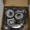 Upgraded4392065 Dryer Repair Kit with 341241 Dryer Belt, 349241T Drum Roller Kit for WED4815EW1 NED4655EW1 NGD4655EW2 NED4600YQ1 NED4500VQ2 NED4655EW0 NED4600YQ0. Replaces PS373087