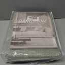 Full Blackout Sage Green Curtains 84 inches Long for Living Room, Black Out Linen Insulating Heat Light Blocking Curtains for Bedroom, 52x84 in Length, Sage Green