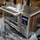 Nuwave Bravo XL Pro Air Fryer Toaster Oven, Improved 100% Super Convection, Quicker & Crispier Results, 100 Presets, Multi-Layer Even Cooking, 50-500F, Smart Probe, PFAS Free, 30QT, Stainless Steel