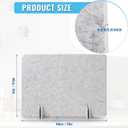 Desk Privacy Panel Set, Desk Partition Cubicle Wall Freestanding Noise-Reduction Panels Room Divider, Soundproof Partition with Support Feet for Office or Home Use (Light Grey, 40 * 60 cm)