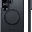 TORRAS Shockproof Magnetic for Samsung Galaxy S26 Ultra Case, [Military Grade Protection] [Fit for MagSafe] Translucent Classic Grippy DIY Button for Samsung S26 Ultra Case Slim, Black