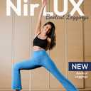 Nirlon High Waisted Bootcut Leggings for Women - NirLUX, 30"-Blue-6 (Blue, M)