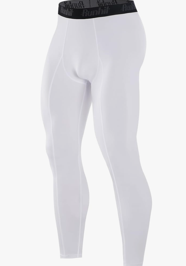 Runhit Men’s Compression Pants Running Tights Workout Leggings Athletic Base Layer Pants for Sports Yoga Basketball, Size S