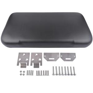 Front Seat Bottom Replacement for EZGO Medalist TXT 1994-2013 Gas Electric Golf Cart Black Color Mounting Hardware Incl.