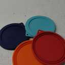 Sophico 2 Cup Round Silicone Storage Cover Lids Replacement for Anchor Hocking and Pyrex 7200-PC Glass Bowls (Container not Included) | Mix | 4 Pack