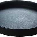 OMEM Reptile Food Bowl Water Dish,Feeding Dish, Birds Bowl (M, Black)