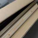 Yacona Puzzle Board 1500 Pieces,34.3x 26 Jigsaw Puzzle Table with Folding Legs,4 Drawers and Cover,Portable Board Game Table for Adults and Teens with No Installation Required (Wooden Color)