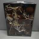 12 Pcs 3.15 Inch Velvet Christmas Tree Ornaments BulkFlocked Christmas Balls Plastic Shatterproof Xmas Hanging Ornaments Decorations Set for Tree Garland Wreath (Brown)