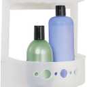 Zenna Home 5890KK, Large Over-The-Showerhead Caddy, Frosted