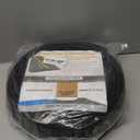 Papillon Garage Door Bottom Seal Strip, Weatherproof EPDM Rubber Threshold, Fits All Standard Doors, Easy for DIY Homeowners, No Adhesive (20Ft, Black)