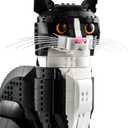 Whiskers for Lego 21349 Ideas Tuxedo or Lego 21376 Ideas Orange Cats Snap-in Accessory - Compatible with Model 21349 or 21376 (Whiskers Only, Not The Building Block Kit) (Classic Edition)