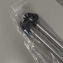 Moen Curved Adjustable Spring Tension No Drill Shower Curtain Rod for Bathroom, Chrome Finish, CSR2172CH