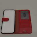 OCASE Compatible with iPhone 16e Wallet Case, PU Leather Flip Folio Case with Card Holders RFID Blocking Kickstand [Shockproof TPU Inner Shell] Phone Cover 6.1 Inch 2025, Red