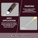 3 x Pure White Touch Up Paint for Cars, Auto Pure White Car Paint Touch Up Pen, Two-In-One Car Scratch Repair Pen, Quick & Easy Solution to Repair Minor Automotive Scratches Touch Up Paint Pen 12ML(White)