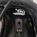 Snowboard Bindings Lightweight Snow Shoes Bindings Rear Entry Bindings for Men and Women Easy to Put on and Take Off (Medium, Black)