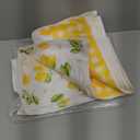 Zubebe 6 Pcs Lemon Kitchen Towels Summer Lemon Dish Cloth Set 18 x 28 Inch Ultra Absorbent Yellow Hand Cloths Tea Towels for Cooking Baking, Housewarming Gift for Home