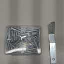 T Type Screw Hardware Accessories Photo Frame Locking Hardware for Locking Artworks 1 T-Type Screw Wrench 20 Expansion Tubes 20 T-Type Screws (Silver)