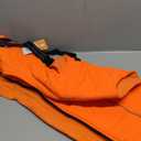 Lelepet Dog Winter Coat Waterproof Dog Jacket with Harness Built in Windproof Reflective Pet Coats for Small Medium Large Dogs, Thermal Fleece Lined Coats for Cold Weather Walking Hiking, Orange, XXL