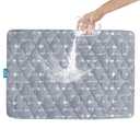 Pack and Play Mattress Protector Sheets Fitted Waterproof Pack and Play Mattress Pad Cover, Compatible with Graco Pack n Play & Dream On Me & Pamo Babe, Playpen/Playard Sheet, Gray Arrow, 39" x 27"