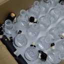 Wine Bottle 24PCS 100 ML Glass Bottles with Lids 3 oz Clear Glass Bottles with Cork Empty Wine Bottle with Stopper for Beverages Drinks Beer Water Soda
