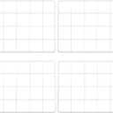 PATIKIL 12x8 Inch Wall Grid Panel, 4 Pcs Metal Wire Photo Wall Decorative Grid for Photo Display Hanging Picture Memo Home Decorations, White