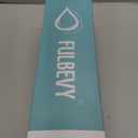 FULBEVY 32 oz Glass Water Bottles - 1 Liter Motivational Tumbler Water Bottle Time Marker - Borosilicate Glass Water Bottle With Silicone Sleeve and 2 Lids, Handle Spout & Bamboo Straw Lid (Charcoal Grey)