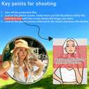 Handheld Selfie Convex Mirror - No Need Selfie Stick, Travel Must Have Photography Viewfinder, Gift for Photographer, Portable & Shatter-Resistant, Suitable for Solo/Multi-Person Selfie(3.74in)