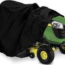 Riding Lawn Mower Cover, Waterproof Tractor Cover Fits Decks up to 54",Heavy Duty 420D Polyester Oxford, Durable, UV, Water Resistant Covers for Your Rider Garden Tractor Outdoor Lawn Mower Storage