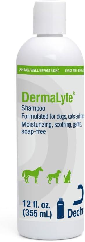 DermaLyte Shampoo For Dogs, Cats, 12 Ounce