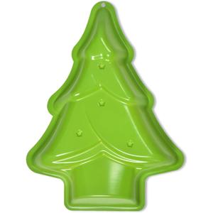 Christmas Tree Cake Tin, Aluminium Baking Cake Tin, Ideal for Making Christmas Sweets, Can Also Be Displayed as a Decoration, Green
