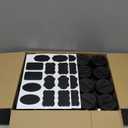 Spice Bottles, Dabacc 20Pcs 7oz Clear Plastic Container Jars with Lids Labels for Kitchen Storing Spice Powders Dry Goods Peanut Butter BPA free