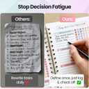Apex ADHD Cleaning Planner for Adults & Women - Undated A5 Spiral Executive Functioning Planner - "Write-Once" Home Management System & Routine Tracker - 52-Week De-Shaming Tool, Splash-Proof PP Cover