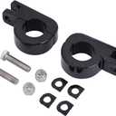 32mm 1 1/4" Highway Engine Guard Bar Highway Footpegs Mount Kit Fits For Harley Touring Road Electra Street Glide Road King Dyna Sportster (Gloss Black)