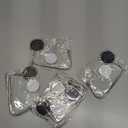 Christmas Stocking Holders for Mantle, Non-Slip Safety Fireplace Mantel Stocking Hooks with Separate Adhesive Strips, Silicone Pad Grip Hanger for Xmas Party Decoration (Silver,6)