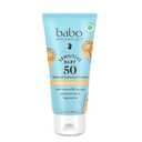 Babo Botanicals Sensitive Baby Mineral Sunscreen Lotion SPF50 - Natural Zinc Oxide - Face & Body - Fragrance-Free - Water-Resistant - EWG Verified - Vegan - Extra Sensitive Skin - For Babies & Kids