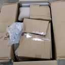 COLAMY Office Chair with Footrest, Ergonomic High Back Design Executive Computer Desk Chair with Removable Lumbar Pillow, 90-135Reclining, Thick Bonded Leather for Home Office Work Comfort, Khaki