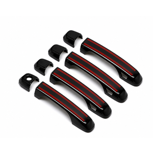 ITrims Door Handle Cover Trim for Toyota 4Runner 4WD N280 Prado J150 2010-2024 2018 2019 2020 Car Styling Accessories Exterior Door Handles 8PCS ABS (No Smart Key Holes Matte Black)