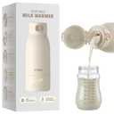 Portable Bottle Warmer for Travel, 17.5 OZ Large Capacity Baby Milk Warmer for Breast Formula and Water with Fast Heating & Faster Charger Baby Bottle Warmer On The Go for Car, Airplane